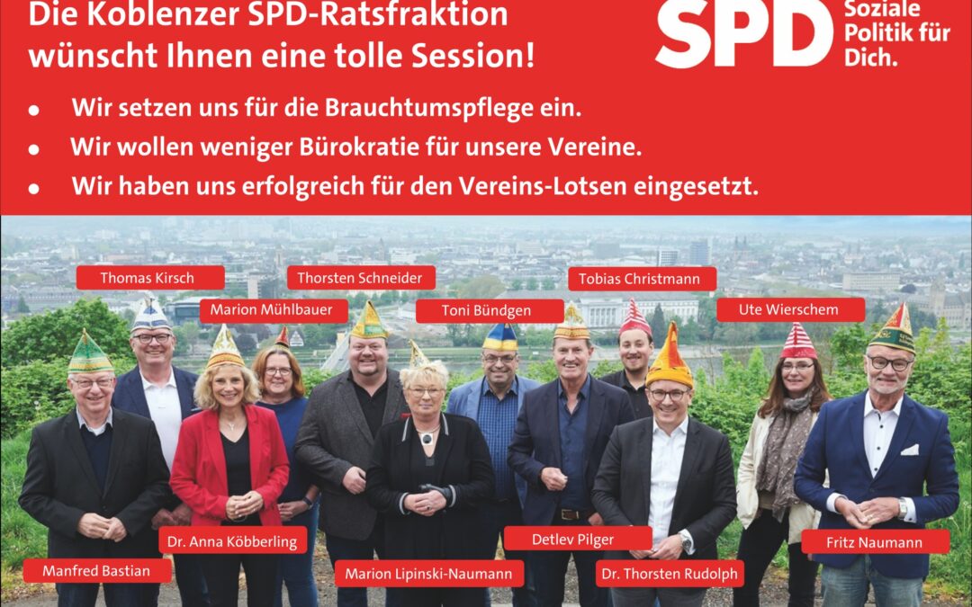 Die SPD wünscht eine tolle Session!