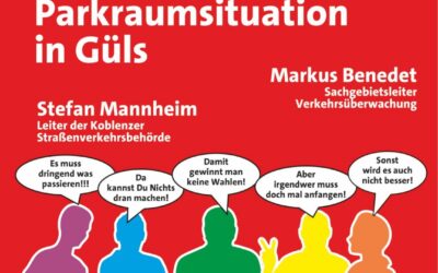 Ankündigung: „SPD-Güls hört zu“ am 22.04 zum Thema „Verkehrs- und Parkraumsituation in Güls“